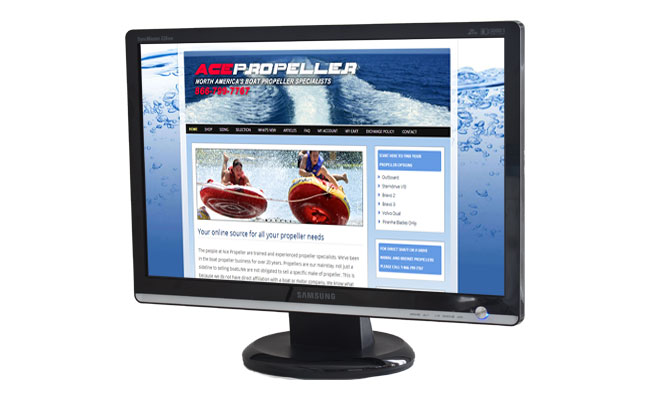Ace Propeller e-comerce web site