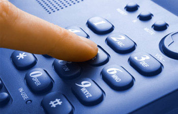 Telephone keypad to contact Interkey Solutions